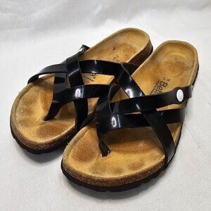 Betula Vinja Patent Leather Strappy Sandals Birkenstock Women's Size 38- US 7